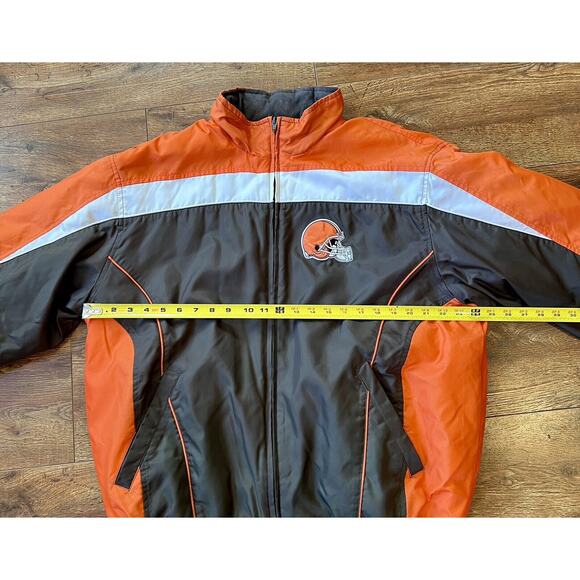 Cleveland Browns NFL Winter Zip Up Jacket size Large - Picture 9 of 11